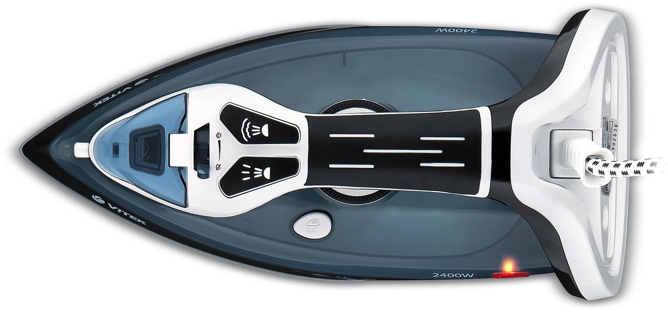 Утюг Vitek VT-8304 2400Вт черный/белый/синий фото 2