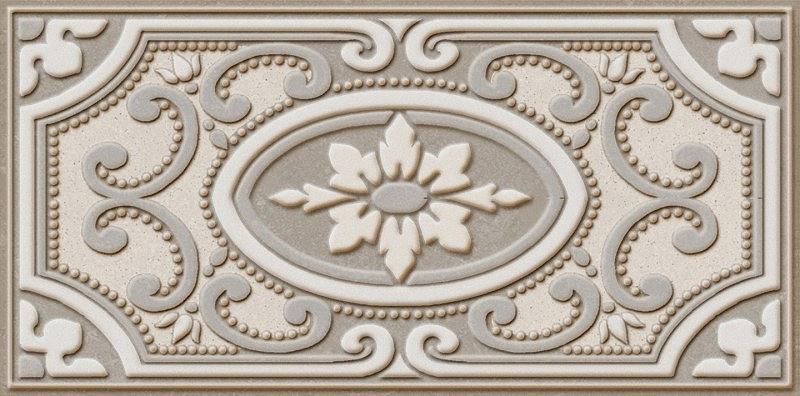 Декор Kerama Marazzi Пьяцца серый 2 матовый 9,9x20 фото 1