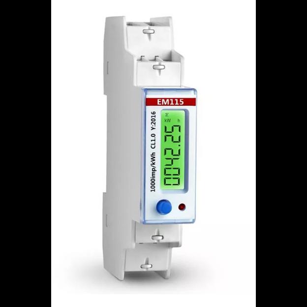 Счётчик электрической энергии EM115-MOD-DO DC, интерфейс RS485 MODBUS. крепление DIN, управляемое реле фото 1