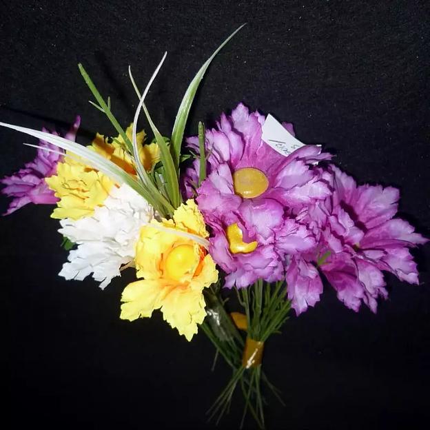 Искусственная гербера на ножке 169-9017 32см фото 2