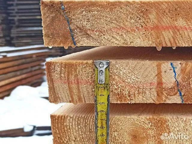 Доска обрезная 50х200х6000 6 м фото 2