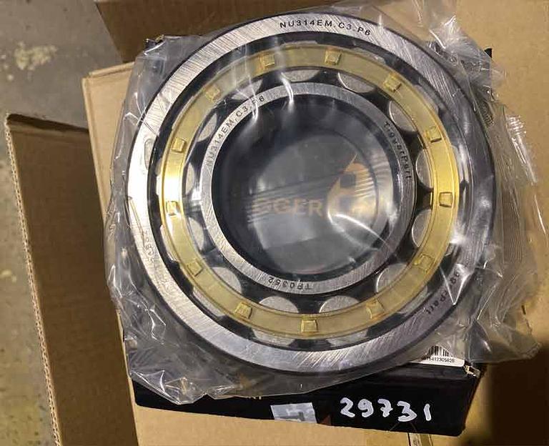 Подшипник редуктора среднего моста NU314 с бронзовой вставкой 70х150х35 199014320257 TiggerPart фото 1