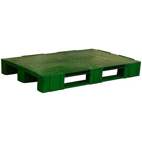 Пластиковый паллет LG тип 1 1200x800x150 белый фото 1