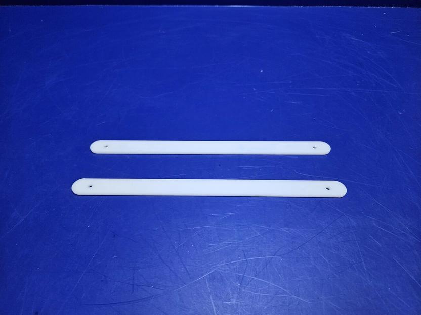 Лазерная резка полозьев из оргстекла 3мм. (молочное), резка кусков оргстекла лазером. фото 2