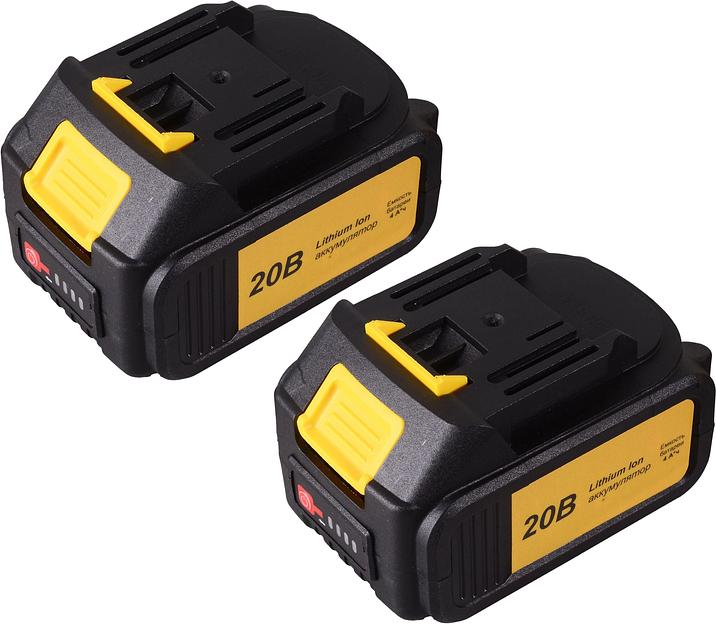 Воздуходувка-пылесос Huter CB-20/2Li пит.:от аккум. желтый фото 7