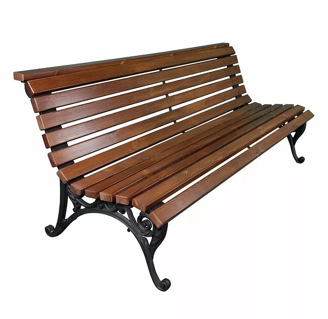 Чугунная скамейка парковая «Алушта» ОПТ фото 1