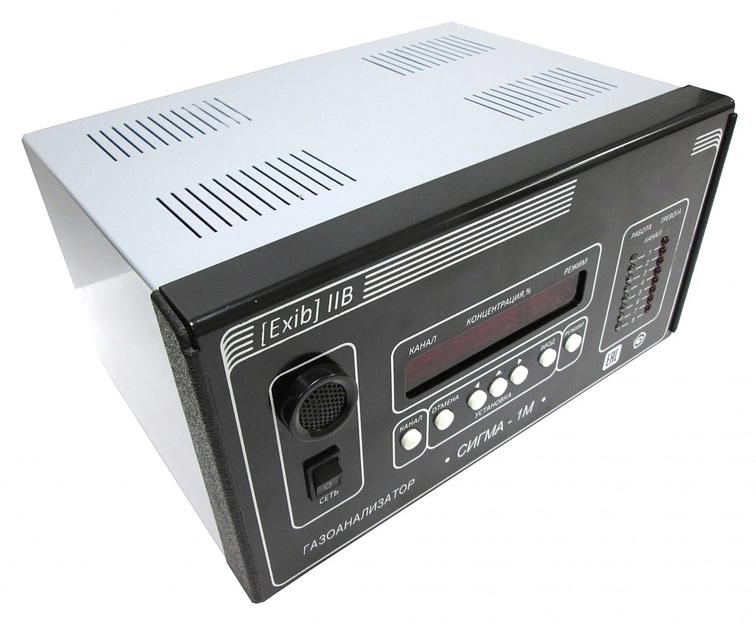 Сигма-1М пульт стационарного газоанализатора взрывоопасных газов и паров на 8 датчиков, RS-485 / RS-232 фото 1