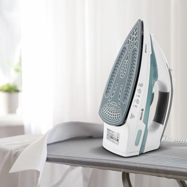 Утюг Vitek VT-1251 2400Вт синий фото 4