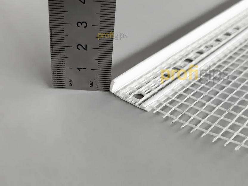 Маячковый профиль разделяющий ПВХ 6 мм с сеткой ProfiGips 2,5 м ОПТ фото 3