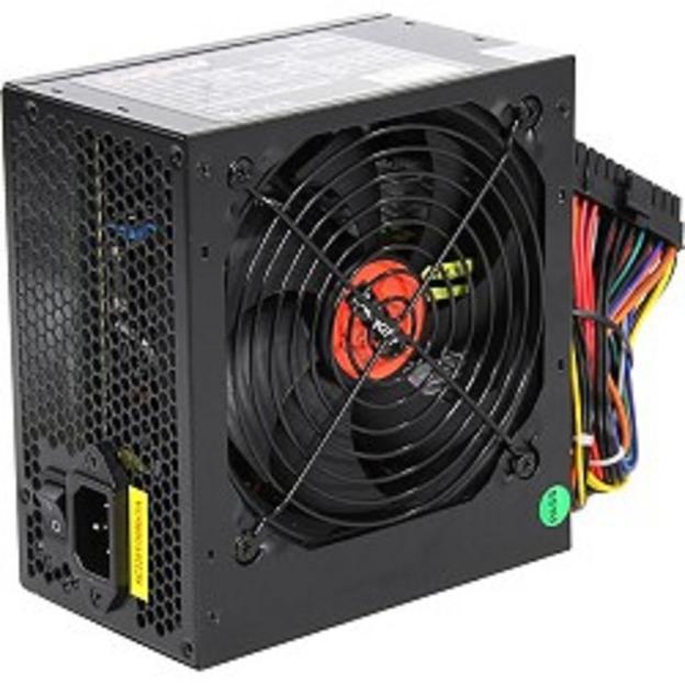Exegate EX259609RUS Блок питания 700W Exegate XP700, ATX, black, 12cm fan, 24p+(4+4)p, 6/8p PCI-E, 4*SATA, 2*IDE, FDD фото 1