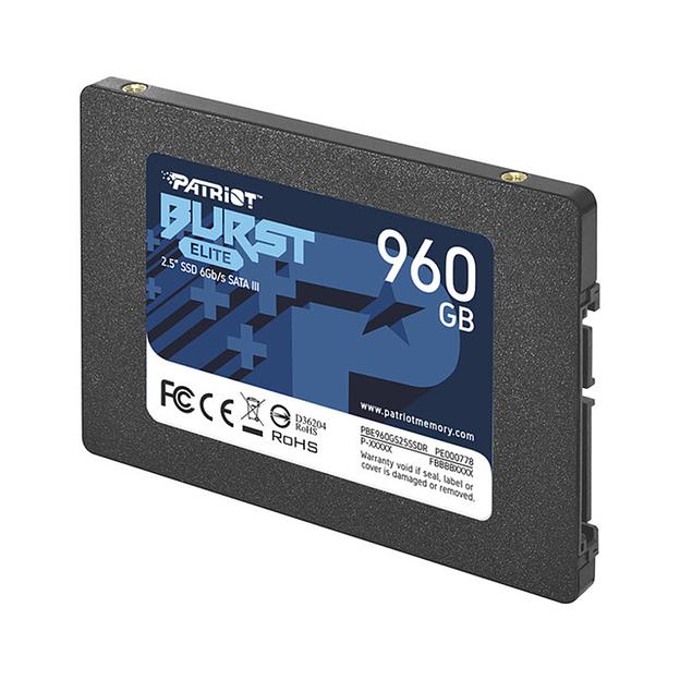 Твердотельный накопитель SSD Patriot Burst Elite 960GB SATA PBE960GS25SSDR фото 3