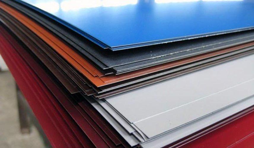 Лист полимерный металлический 0,40 мм (длина на заказ) фото 1