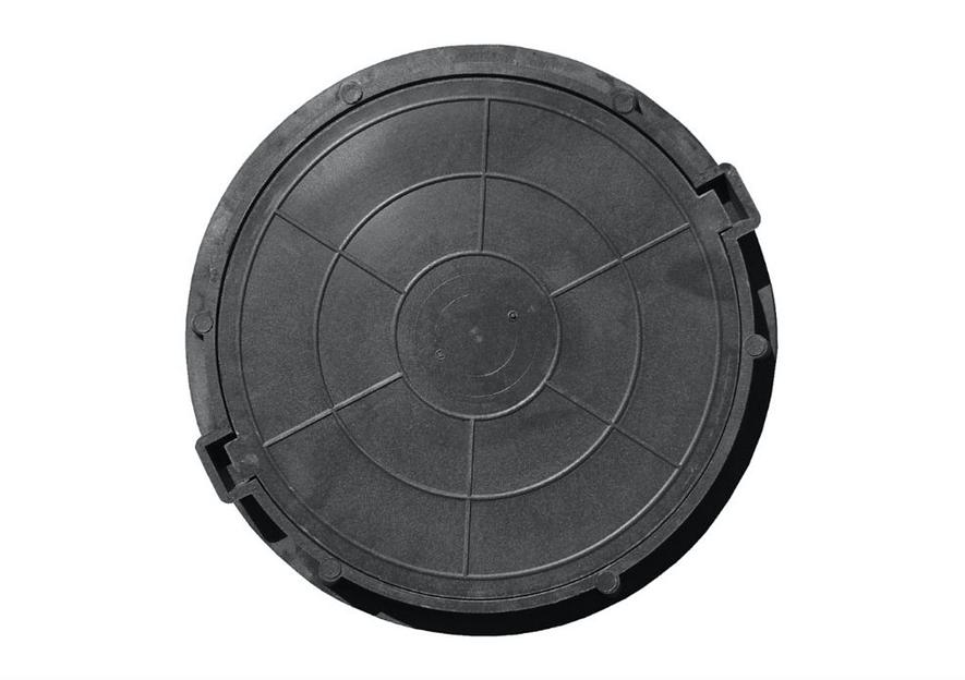 Люк канализационный Л d-580 черный фото 7