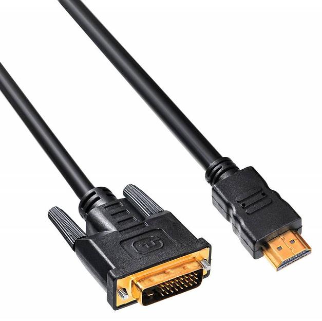 Кабель Buro HDMI-19M-DVI-D-10M HDMI (m) DVI-D (m) 10м феррит.кольца черный фото 3