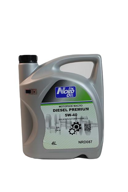 Синтетическое моторное масло для грузовой техники Nord Oil Diesel Premium 5W-40 CK-4 ОПТ фото 1