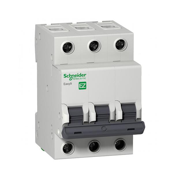 Автоматический выключатель SE EZ9F34350 EASY 9 3П 50А С 4.5кА 400В фото 1