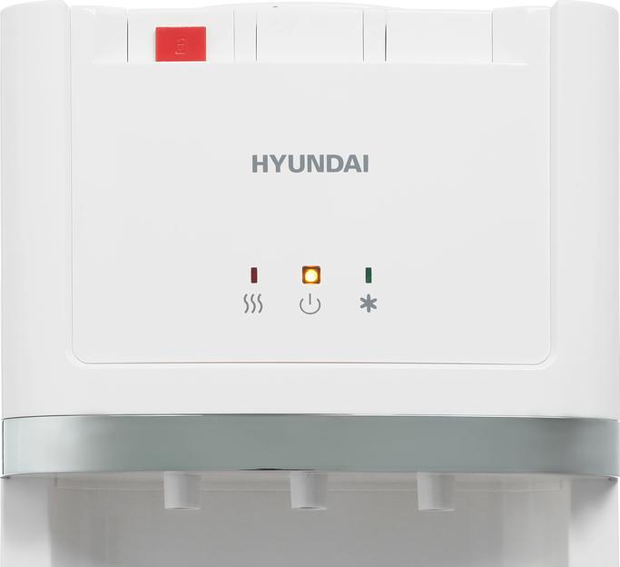Кулер Hyundai H-WD3406E напольный электронный белый фото 3