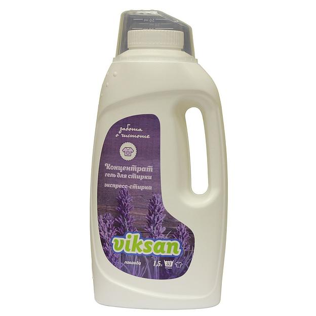 Виксан viksan концентрат гель для стирки экспресс-стирка лаванда 1,5л фото 1