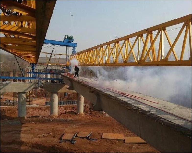 Машина для монтажа сегментов моста (мостоукладчик) фото 1