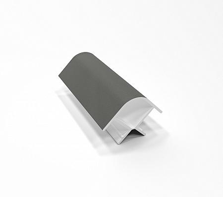 Угловое соединение 90 (19 антрацит) Н-100 универсальное фото 1