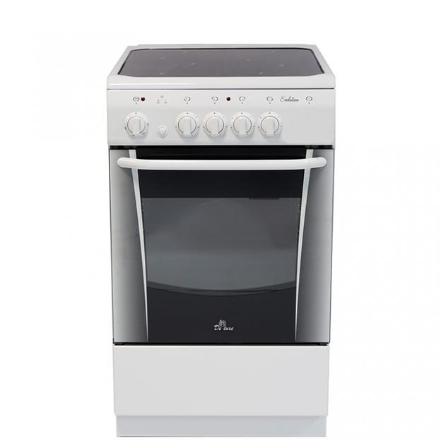 Плита Электрическая De Luxe 506004.04эс белый стеклокерамика фото 1