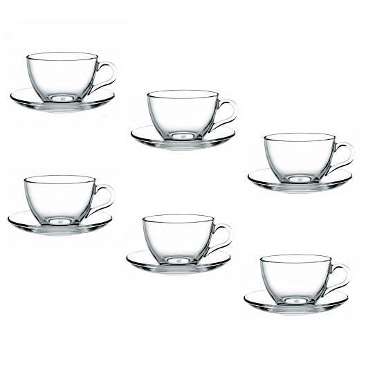 Набор чайный «Basic» 6 чашек 220 мл + 6 блюдец ОПТ фото 1