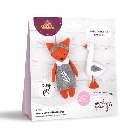Набор для шитья Лучшие друзья, Miadolla TF-0253 фото 1