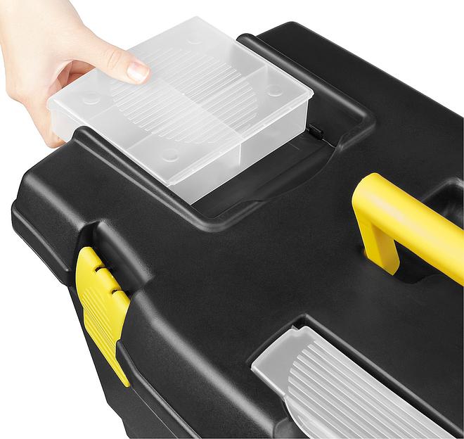 STAYER VEGA-24, 610 х 320 х 300 мм, (24″), пластиковый ящик для инструментов (38105-21) фото 6