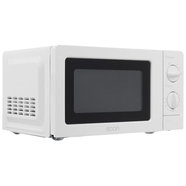 Микроволновая печь ECON ECO-2030M белый 20л 700Вт поворотный механизм фото 3