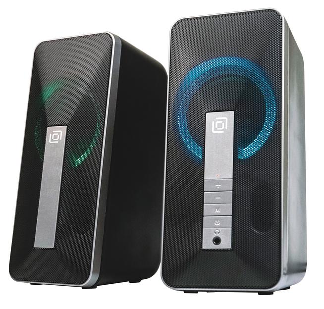 Колонки Оклик OK-130 2.0 черный 10Вт фото 1