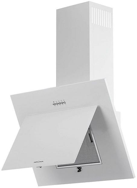 Вытяжка каминная Krona Fiona 600 PB белый управление: кнопочное (1 мотор) фото 2