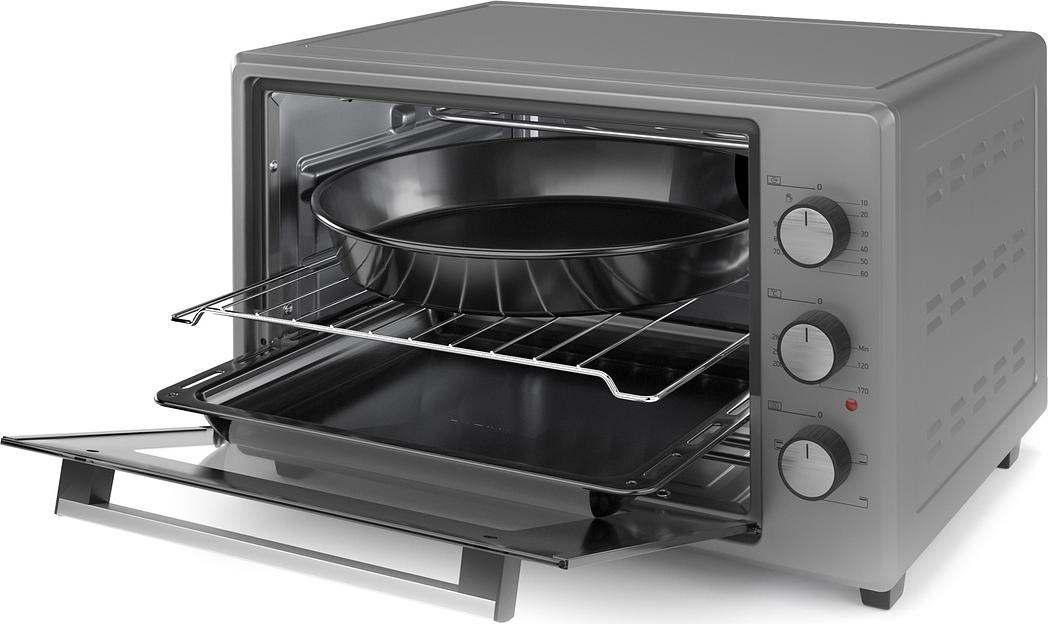 Мини-печь Darina UB NDE 37 701 Gr 37л. 1400Вт серый фото 2