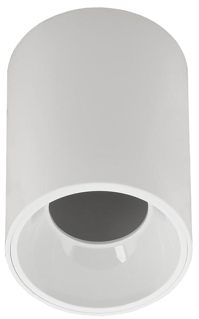 LIGHTING Светильник 4111 накладной потолочный под лампу GU10 белый пластик IEK фото 1