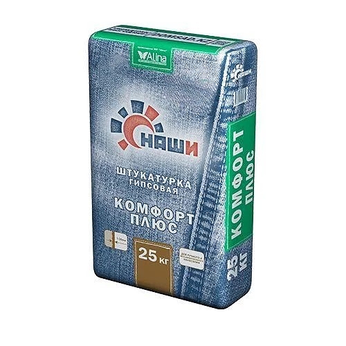 Штукатурка гипсовая Наши «Комфорт Плюс», 25 кг фото 1