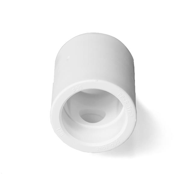 Тройник переходной 63x50x63 полипропиленовый PPR белый фото 5