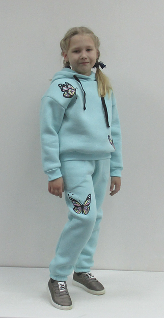 Комплект для девочки 2-х предметный 583П/329в ОПТ фото 3