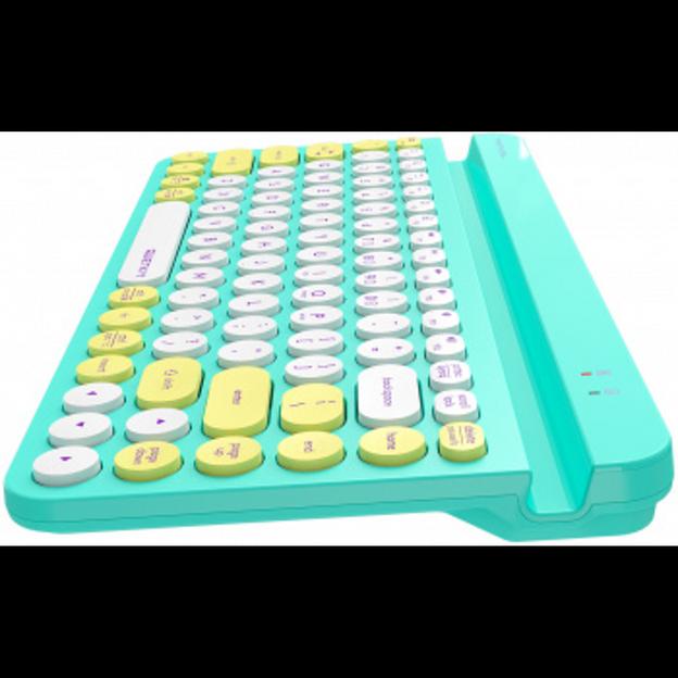 Клавиатура A4Tech Fstyler FBK30 зеленый USB беспроводная BT/Radio slim Multimedia фото 7