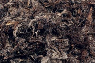 Мытая полугрубая цветная темная шерсть опт фото 1