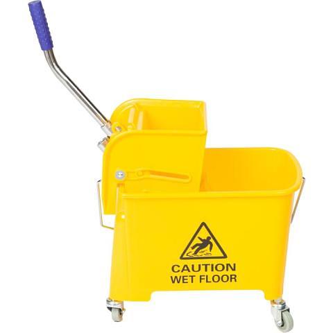 Тележка одноведерная с отжимом, 20л, желтый, Luscan Professional фото 1