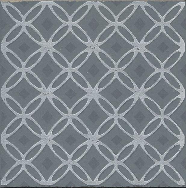 Декор Kerama Marazzi Агуста 1 синий матовый 98x98 фото 1