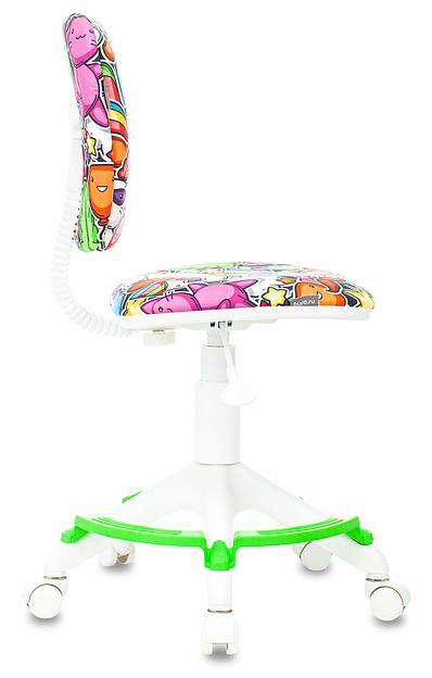 Кресло детское Бюрократ CH-W204/F мультиколор маскарад крестовина пластик подст.для ног пластик белый фото 3