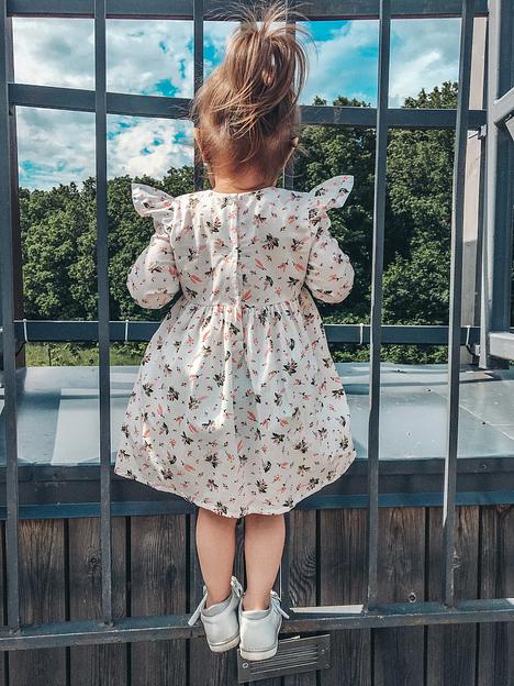 Платье MINI DI «Мия» ландыши на белом, арт.180/125 ОПТ фото 4