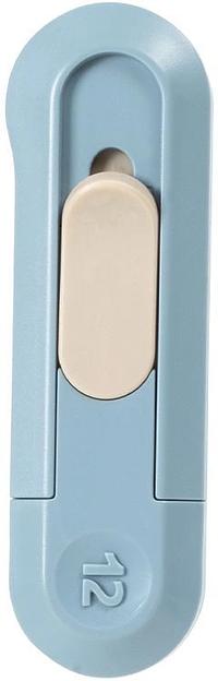 Нож канцелярский Deli ENS065-BL ENS065 шир.лез.12мм пластик синий фото 1