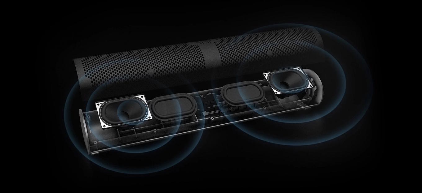 Колонка порт. Xiaomi QBH4276GL черный 10W 2.0 BT/3.5Jack/USB 10м 1500mAh фото 4