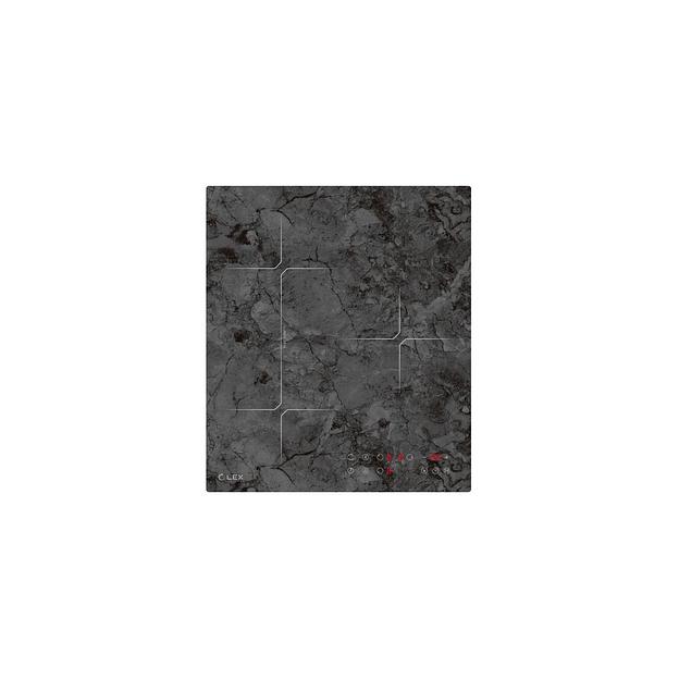 Индукционная варочная поверхность LEX EVI 430 F DS, конфорок: 3 шт., стеклокерамика, независимая, серый фото 1