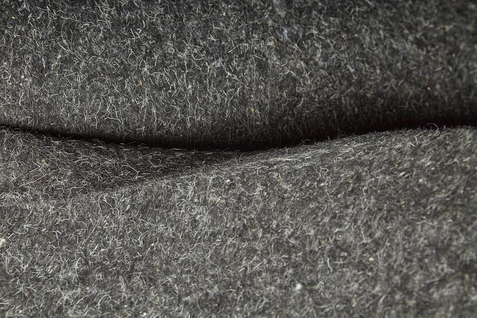 Войлок EVA полушерстяной, 350г/м², серый, 160 см, опт фото 3