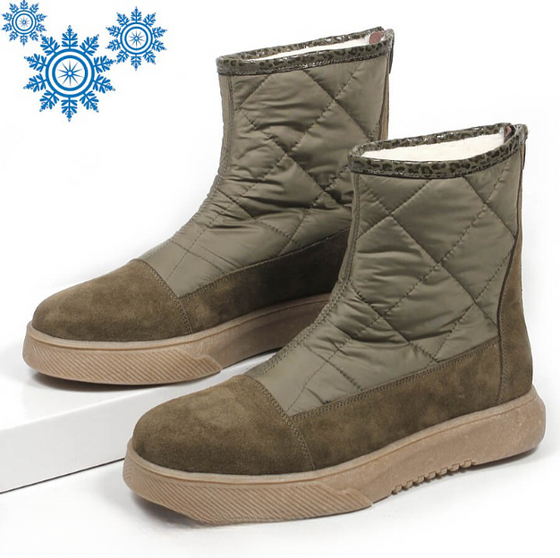 Зимние ботинки TAIS на шерстяной подкладке, арт.MT480-Ш хаки ОПТ фото 8