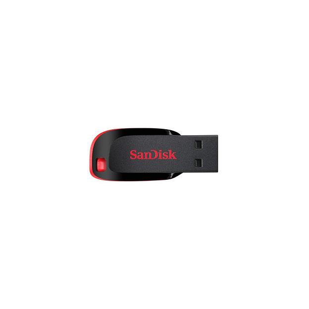 Флешка USB Sandisk Cruzer Blade 16ГБ, USB2.0, черный [sdcz50-016g-b35] фото 1