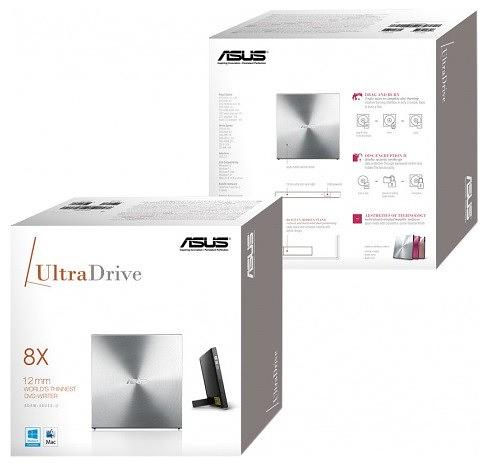 Привод DVD-RW Asus SDRW-08U5S-U/SIL/G/AS серебристый USB внешний RTL фото 3
