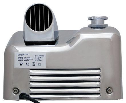 Сушилка для рук G-teq 8844 MC, 2300 Вт, 2,3 кВт, металл хром фото 3